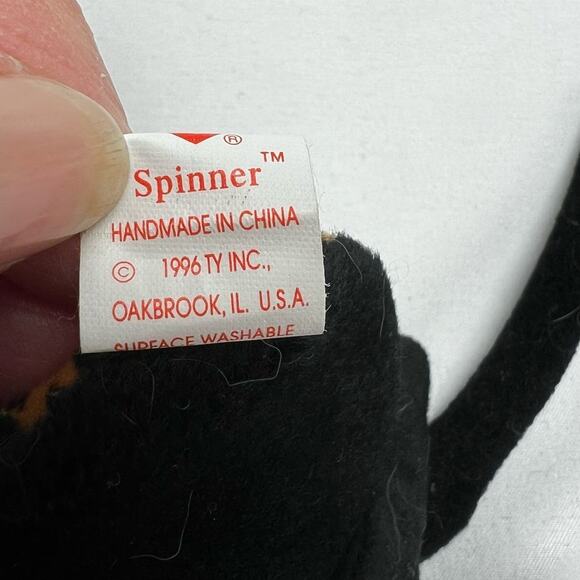 Ty Original Beanie Baby Spinner The Spider Retired 1996 RARE Multiple Errors - Picture 7 of 12